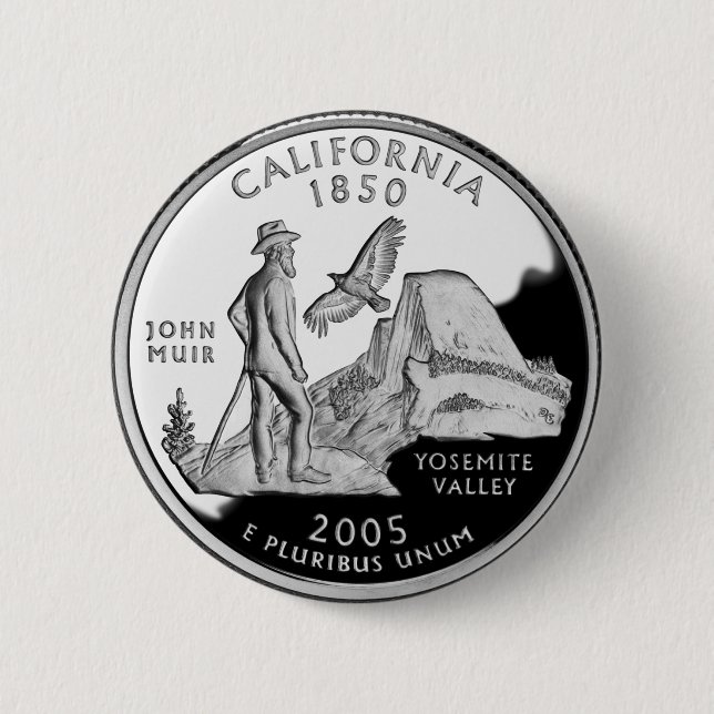 Faux California State Quarter Yosemite Valley Muir Knapp (Framsida)