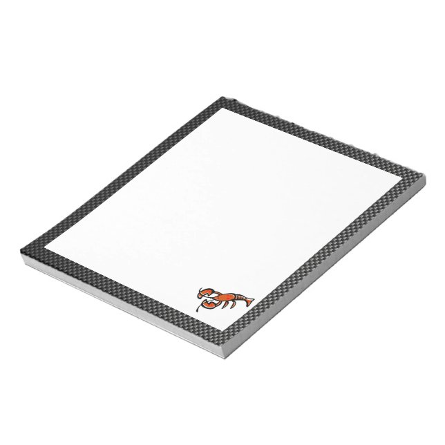 Faux Carbon Fiber Lobster Anteckningsblock (Roterad)