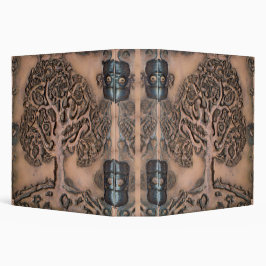Faux Carved Leather Livets träd