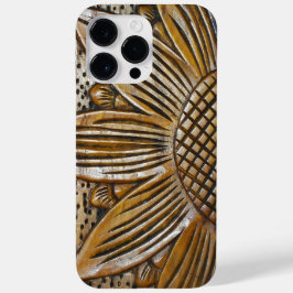 Faux Carved Wooded Struktur Solroscarving