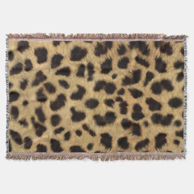 Faux Cheetah Skin Filt (Framsidan)