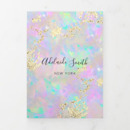 faux chunky glitter neon opal Brochure