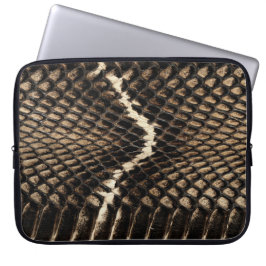 Faux Cobra Snake Skin Laptop Fodral
