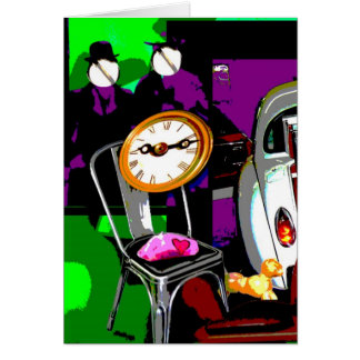 Faux-Collage pop Hälsningskort