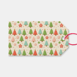 Faux Cookies in Clay Christmas Gift Wrap Presentetikett