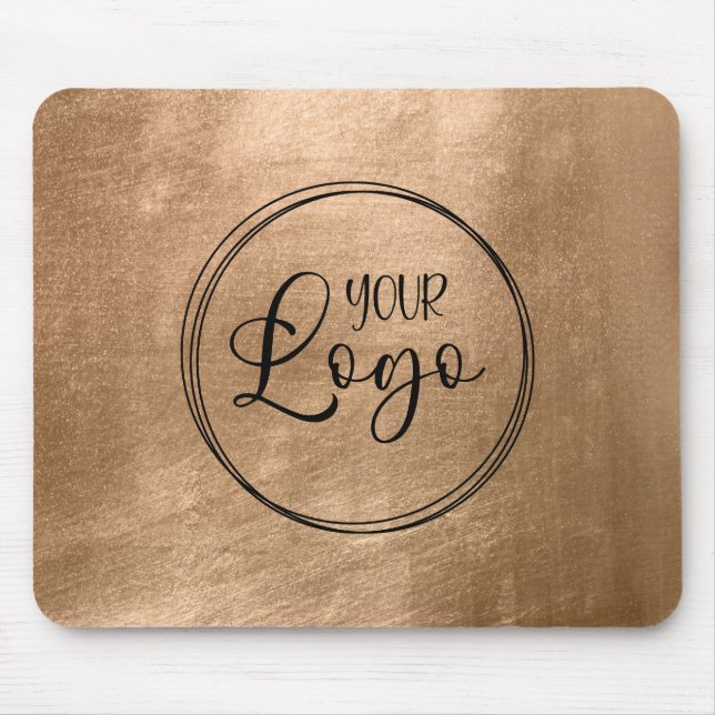 Faux Copper Gold Foil Your Logo Musmatta (Framsidan)