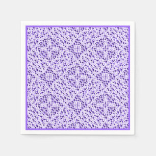 Faux Crochet Mauve Pappersservett