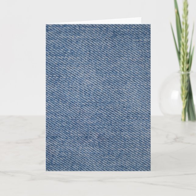Faux Denim! Kort (Framsida)