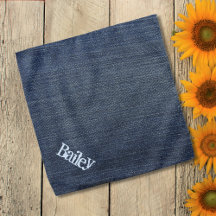 Faux Denim Light Blue Jean