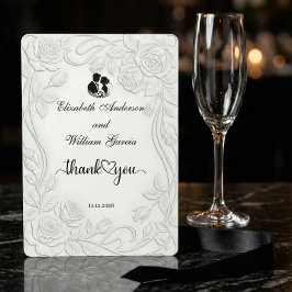 Faux Embossed Floral White 3D Sculpture Effect Tack Kort