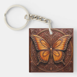 Faux Embossed Wood butterfly