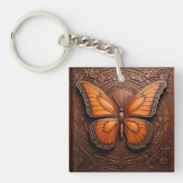 Faux Embossed Wood Butterfly