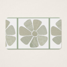 Faux Fabric Collage Mix och Match Färg Visitkort