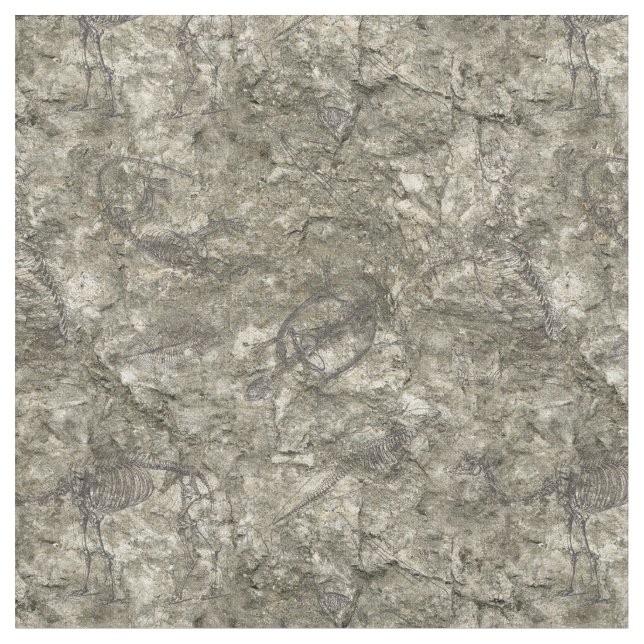 Faux Fossil Tyg (Närbild)