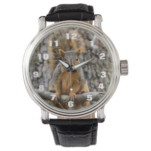 Faux fox Squirrel Armbandsur