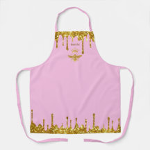 Faux glitter drops drottning på rosa