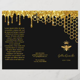 faux glitter drottbee brochure