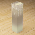 Faux Glitter Guld - Anpassade Presentask för Vinfl Presentask För Vinflaska<br><div class="desc">Fyll en chic och en modern beröring i din ge gåva med vår personliga Presentask för Vinflaska glitter guld. Anpassadet överst kan enkelt ändras eller tas bort, vilket gör att du kan anpassa rutan till perfekt Öka presentationen på ett enkelt sätt och förvandla varje tillfälle som är ge i presentationen...</div>