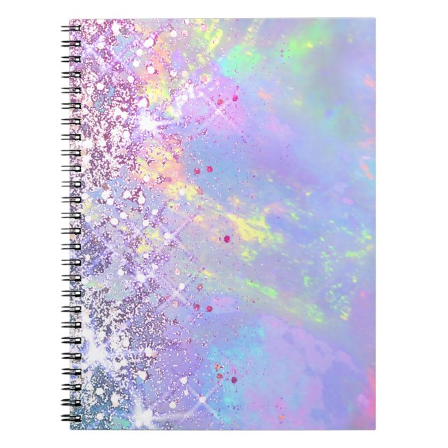 faux glitter opal anteckningsbok (Framsidan)