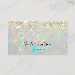 faux glitter opal bakgrund affärskort visitkort