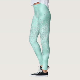 Faux Glitter Pastel Gnistra Elegant Shiny Chic Leggings