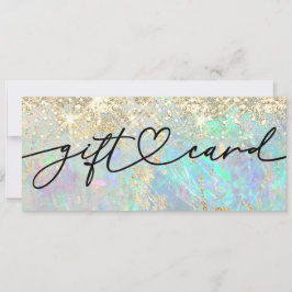 Faux-gnistrans optiska presentkort