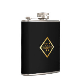 Faux Gold Axis Monogram – Black & Gold Fickplunta