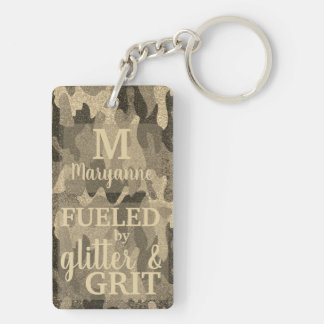 Faux Gold Camouflage Glitter Metallic Camo Name