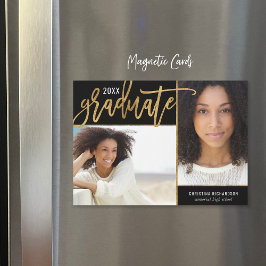 Faux Gold Foil 2 Photo Studenten annons