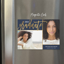 Faux Gold Foil 2 Photo Studenten annons