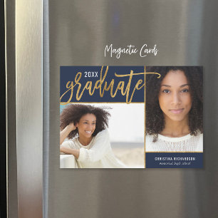 Faux Gold Foil 2 Photo Studenten annons
