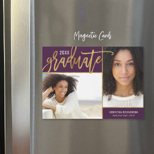 Faux Gold Foil 2 Photo Studenten annons