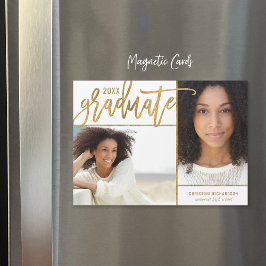 Faux Gold Foil 2 Photo Studenten annons