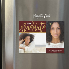 Faux Gold Foil 2 Photo Studenten annons