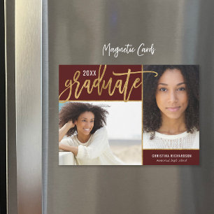 Faux Gold Foil 2 Photo Studenten annons