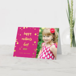 Faux Gold Foil XOXO | Mors dag-hälsningskort Kort