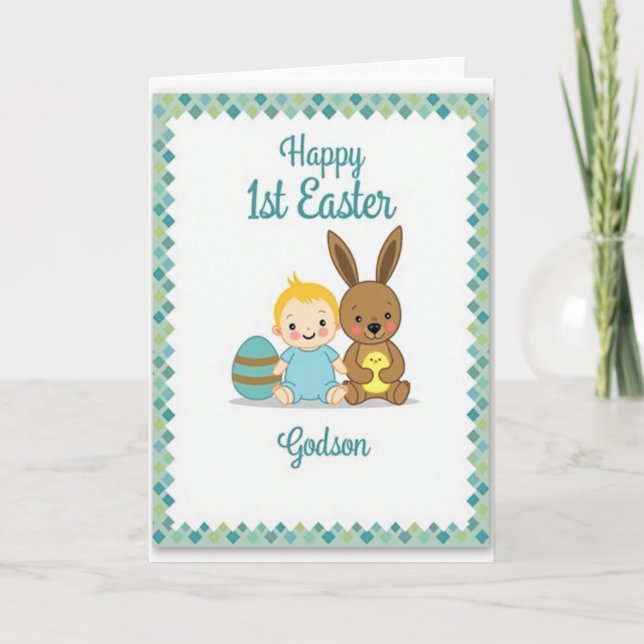 Faux Gold Springtime Friends Card Kort (Framsida)