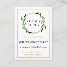 Faux Golden Wand Bröllop OSA Card Tilläggskort