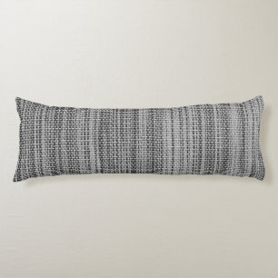 Faux Grått Fabric Body Pillow Kroppskudde