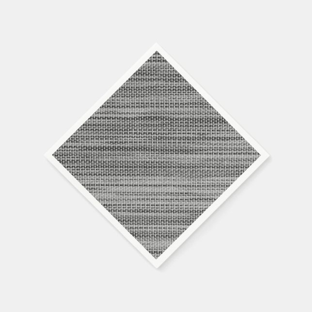 Faux Grått Fabric Napkins Pappersservett (Hörn)