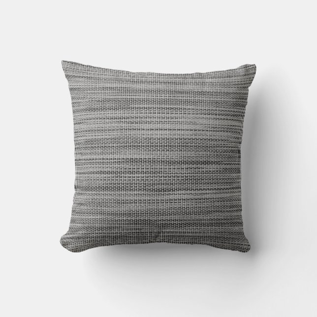 Faux Grått Fabric Pillow Kudde (Framsida)