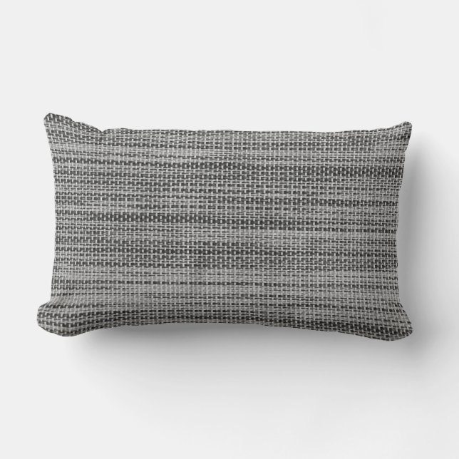 Faux Grått Fabric Pillow Lumbarkudde (Framsida)