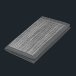 Faux Grått Fabric Trasa Modern Trifold Wallet<br><div class="desc">Faux Grått Fabric - Modern - Välj / lägg till din unika text / Namn / Färg / teckensnitt / Storlek / Inslag - Gör din Speciella gåva - Ändra storlek och flytta eller ta bort och lägg till inslag / text med anpassning verktyg! Utformning efter MIGNED. Se mina andra...</div>