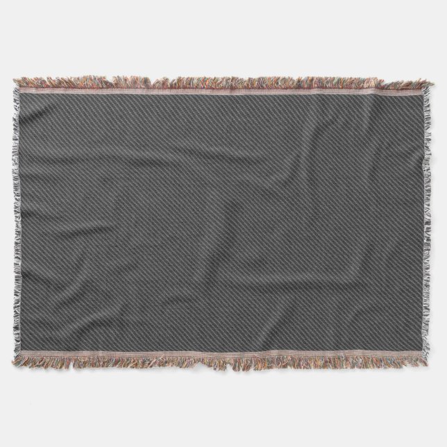 Faux Grått Jeans Throw Blanket Filt (Framsidan)
