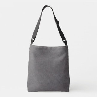 Faux Grått Leather Axelväska
