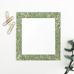 Faux Grönt Glitter Struktur liknar design Anteckningsblock<br><div class="desc">Desteis digitalt skapat grönt färg glitter struktur. OBS! DET FINNS INGET VERKLIGT GLITTER PÅ DENNA PUNKT. UTFORMNINGEN ÄR EN DIGITAL BILD SOM SKRIVS UT PÅ PRODUKTEN.</div>