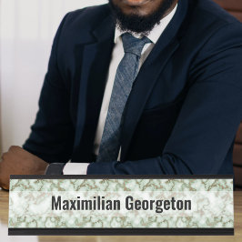 Faux Grönt Guld Marble