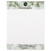 Faux Grönt Guld Marble