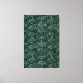 Faux Grönt Stone Sjöjungfru Scales Canvastryck