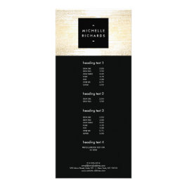 Faux Guld Confetti Dots Mönster Modern Reklamkort